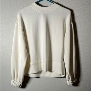 Magaschoni Cream Puff Sleeve Hoodie